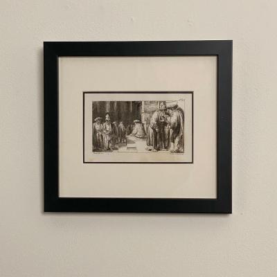 Francesco Novelli Rembrandt Etching 18 by Francesco Novelli