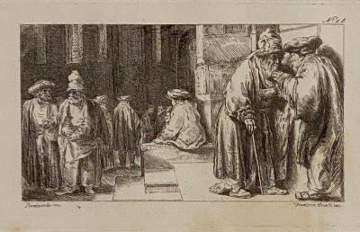 Francesco Novelli Rembrandt Etching 18 by Francesco Novelli