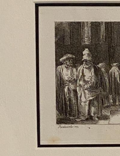 Francesco Novelli Rembrandt Etching 18 by Francesco Novelli