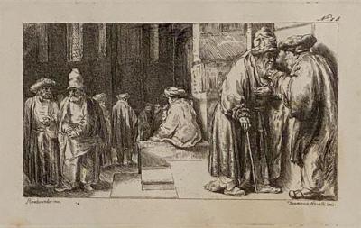 Francesco Novelli Rembrandt Etching 18 by Francesco Novelli