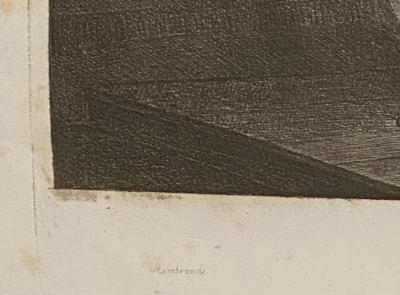 Francesco Novelli Rembrandt Etching 25 by Francesco Novelli