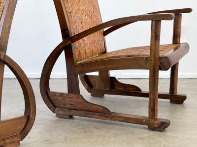 Francis Jourdain 1940S FRENCH CANE CHAIRS