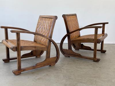 Francis Jourdain 1940S FRENCH CANE CHAIRS