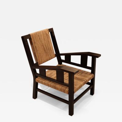 Francis Jourdain A Pair of French 1940s Rope Armchairs by Francis Jourdan