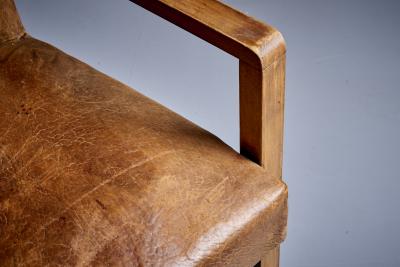 Francis Jourdain Art Deco Arm Chair attributed to Francis Jourdain France 1940s