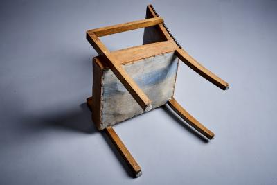 Francis Jourdain Art Deco Arm Chair attributed to Francis Jourdain France 1940s