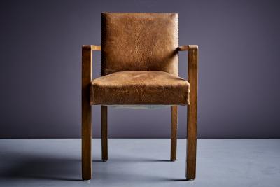Francis Jourdain Art Deco Arm Chair attributed to Francis Jourdain France 1940s