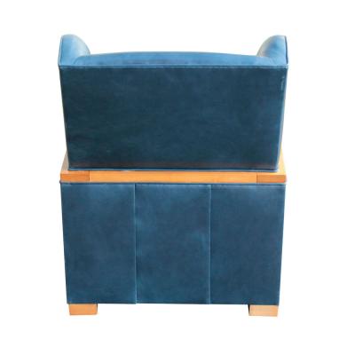 Francis Jourdain Francis Jourdain large wingback club chair