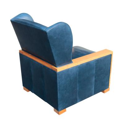 Francis Jourdain Francis Jourdain large wingback club chair