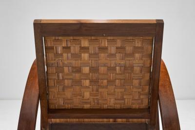 Francis Jourdain Pair of Chairs with Footstools by Francis Jourdain Attr France ca 1928