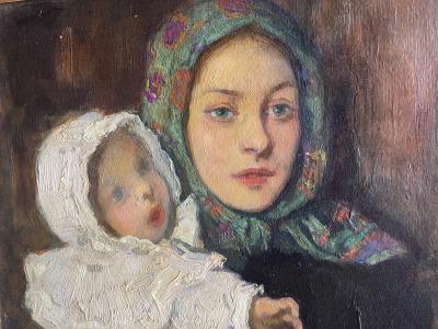 Francis Luis Mora Mother and Child