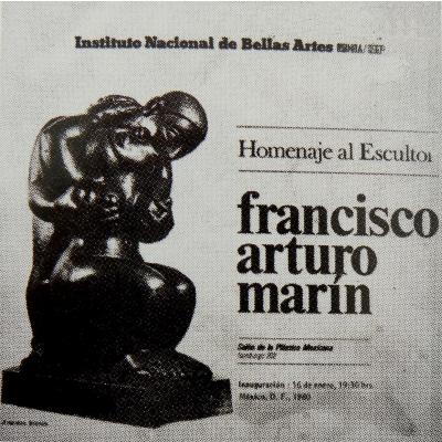 Francisco Arturo Marin Amantes II VII Bronze Sculpture by Francisco Arturo Marin