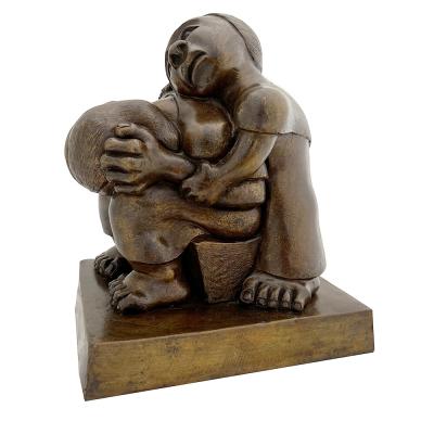 Francisco Arturo Marin Desolacion Bronze Sculpture by Francisco Arturo Marin