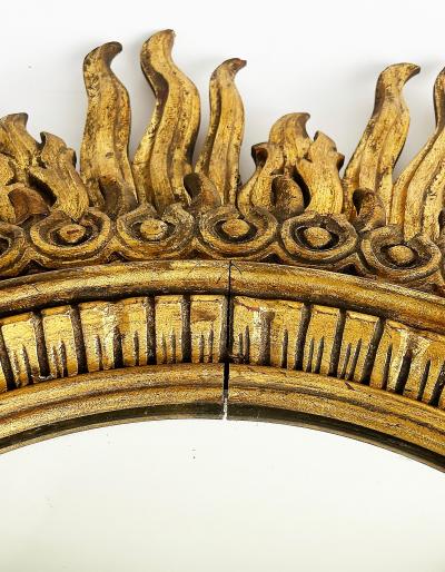 Francisco Hurtado Monumental Francisco Hurtado Carved Sunburst Wall Mirror