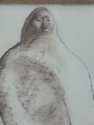 Francisco Zuniga 1967 Francisco Z iga Pastel Drawing Mother Child Provenance Sothebys NY