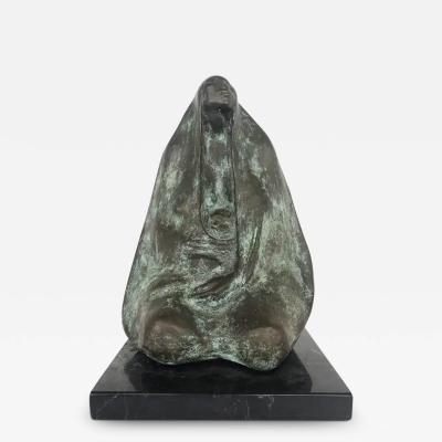 Francisco Zuniga Francisco Z iga Bronze Patinated Sculpture on Marble Base