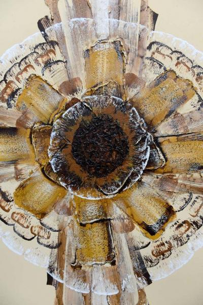 Franck Walcutt Vintage Abstract Oil Painting Signed by Franck Walcutt