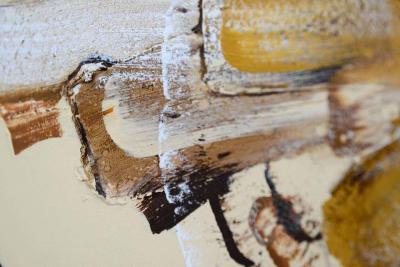 Franck Walcutt Vintage Abstract Oil Painting Signed by Franck Walcutt