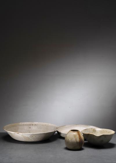 Franco Agnese Set of 4 Franco Agnese ceramic pieces