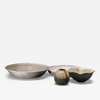 Franco Agnese Set of 4 Franco Agnese ceramic pieces