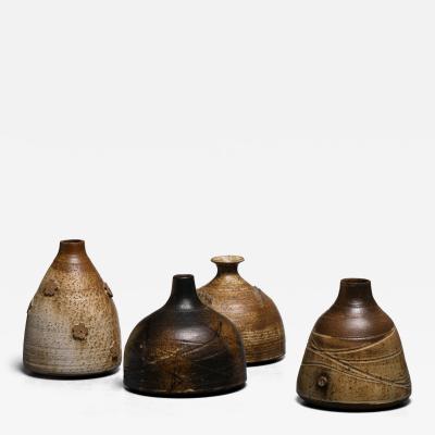 Franco Agnese Set of 4 Franco Agnese ceramic vases