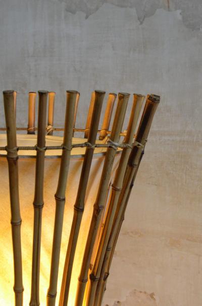 Franco Albini Bamboo Floor Lamp By Franco Albini 1960s