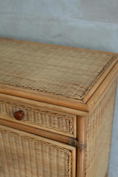 Franco Albini Bamboo and Rattan Sideboard 1970s