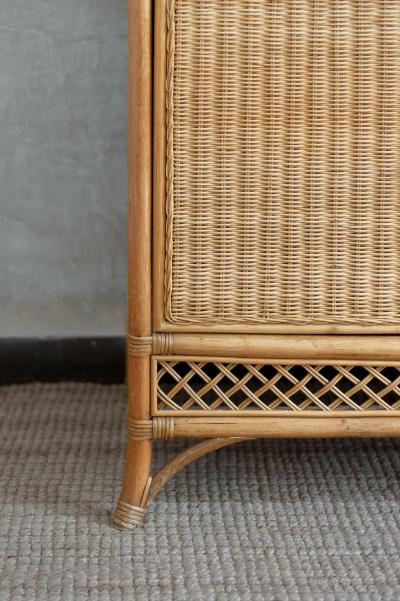 Franco Albini Bamboo and Rattan Sideboard 1970s