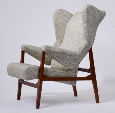 Franco Albini Exceptional pair of Franco Albini Fiorenza Armchairs