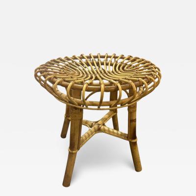 Franco Albini Franco Albini Bamboo Stool 1960s Italy