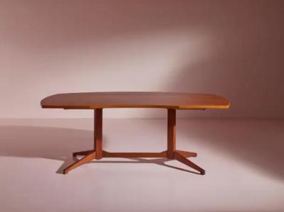 Franco Albini Franco Albini TL22 wooden desk by Poggi Pavia Italy 1950s