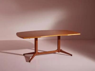 Franco Albini Franco Albini TL22 wooden desk by Poggi Pavia Italy 1950s
