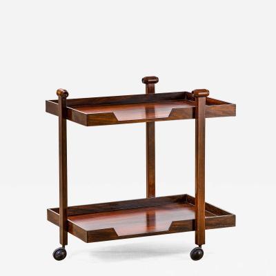 Franco Albini Franco Albini Wooden Cart mod CR 20 for Poggi 50s