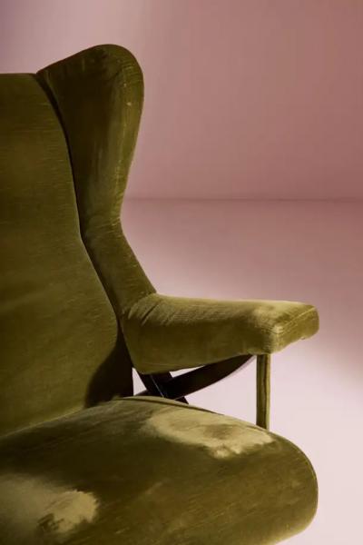 Franco Albini Franco Albini pair of 1st edition Fiorenza armchairs by Arflex Italy 1952