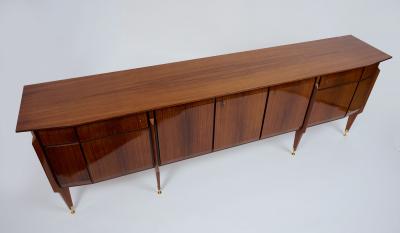 Franco Albini Important 95 Italian Cabinet in Rosewood 1950s