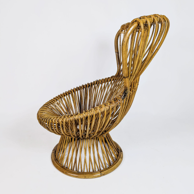 Franco Albini MARGHERITA Armchair and ottoman by Franco Albini for Bonacina 1951 