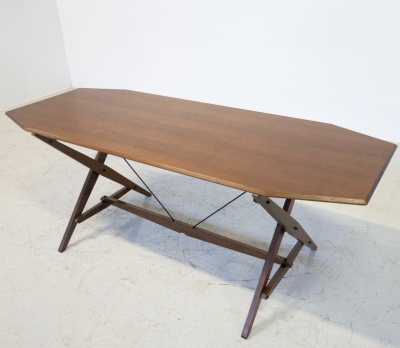 Franco Albini Mid Century Modern TL2 Cavalletto desk dining table by Franco Albini for Poggi