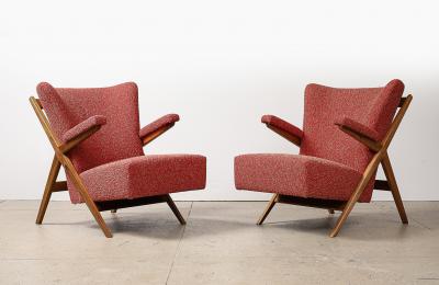 Franco Albini Model No 432 Lounge Chairs by Franco Albini