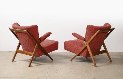 Franco Albini Model No 432 Lounge Chairs by Franco Albini