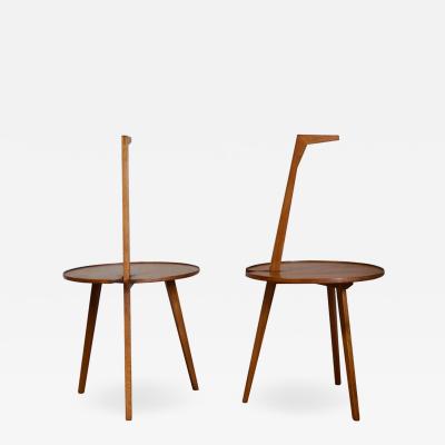 Franco Albini Paif of TN6 Cicognino tables by Franco Albini for Poggi Ist Series