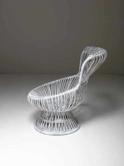 Franco Albini Pair of Margherita Chairs by Franco Albini for Bonacina