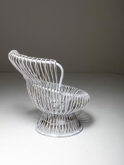 Franco Albini Pair of Margherita Chairs by Franco Albini for Bonacina