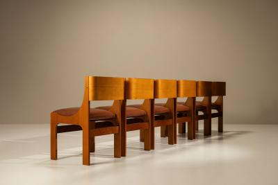 Franco Asnaghi Set of Six Dining Room Chairs Model 273 by Franco Asnaghi Italy 1966