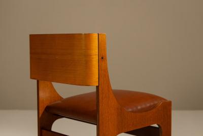 Franco Asnaghi Set of Six Dining Room Chairs Model 273 by Franco Asnaghi Italy 1966