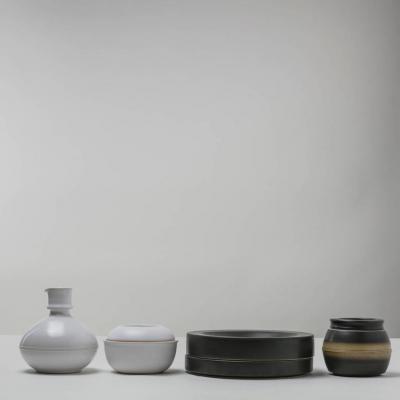 Franco Bucci Set of Four Ceramic Pieces by Franco Bucci for Laboratorio Pesaro