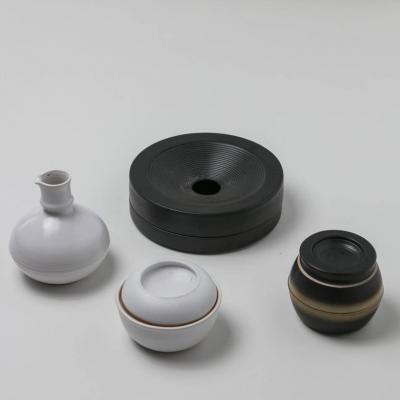 Franco Bucci Set of Four Ceramic Pieces by Franco Bucci for Laboratorio Pesaro