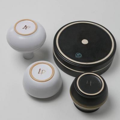 Franco Bucci Set of Four Ceramic Pieces by Franco Bucci for Laboratorio Pesaro
