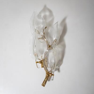 Franco Luce Large Wall Lamp by Franco Luce Italy 1970s