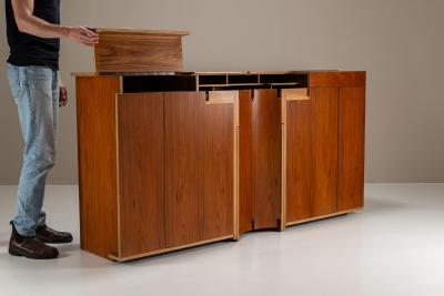 Franco Poli Franco Poli Scaligera Sideboard for Bernini Italy 1980s