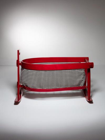 Franco Vattolo Lucio Rocking Cradle by Franco Vattolo for Ibisco